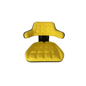 W700 kartámaszos mechanikus vezetőülés sárga PVC